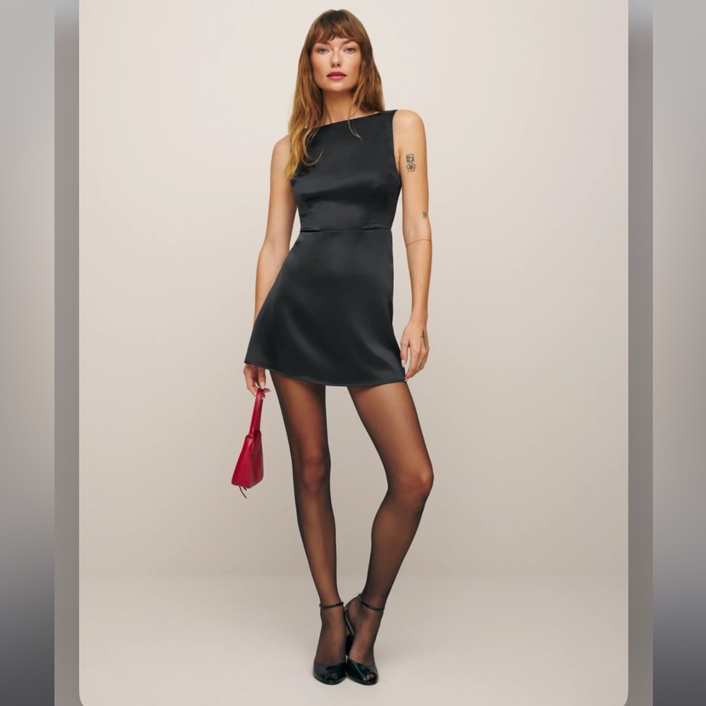 Reformation Satin Dress